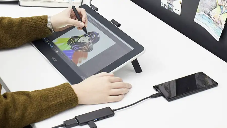 Las mejor tableta gráfica con pantalla para profesionales la Wacom One Creative Pen